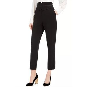 Calvin Klein Petite High-Waist Tuxedo Pants
